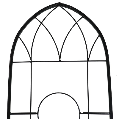 Sunnydaze Decor Sunnydaze 2-Piece Arched Climbing Plants Wall Trellis With Flower Pot Supports 4 Sunnydaze Decor Sunnydaze 2-Piece Arched Climbing Plants Wall Trellis With Flower Pot Supports - Image 4