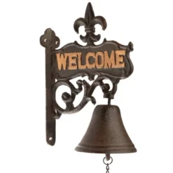 Juvale Cast Iron Bell, Welcome Entry Door Bell, Antique Doorbell Decoration, Black, 6.7 X 8.9 X 0.8 In 12 Juvale Cast Iron Bell, Welcome Entry Door Bell, Antique Doorbell Decoration, Black, 6.7 X 8.9 X 0.8 In -Garden Furniture Store GUEST 02fa0fd9 a023 4ca0 9d45 8cf5c6557895