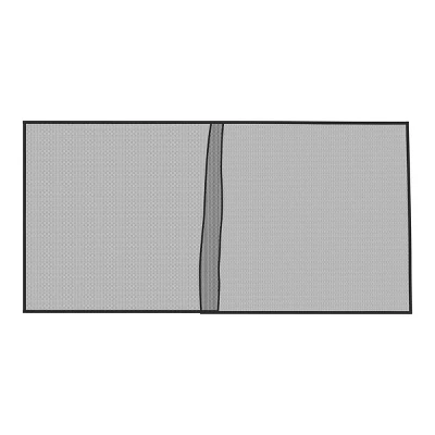 Nature Spring Magnetic 2-Car Garage Door Screen - Black 3 Nature Spring Magnetic 2-Car Garage Door Screen - Black - Image 3