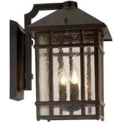 Kathy Ireland Sierra Craftsman Mission Outdoor Wall Light Fixture Rubbed Bronze 15" High Frosted Seeded Glass Panels For Post Exterior Barn Deck House 8 Kathy Ireland Sierra Craftsman Mission Outdoor Wall Light Fixture Rubbed Bronze 15" High Frosted Seeded Glass Panels For Post Exterior Barn Deck House -Garden Furniture Store GUEST 0d8a9b27 6fe2 4359 853a b0761032a911