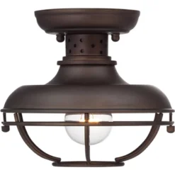 Franklin Iron Works Park Rustic Semi Flush Mount Outdoor Ceiling Light Bronze Caged 7 1/2" For Post Exterior Barn Deck House Porch Yard Patio Home 10 Franklin Iron Works Park Rustic Semi Flush Mount Outdoor Ceiling Light Bronze Caged 7 1/2" For Post Exterior Barn Deck House Porch Yard Patio Home -Garden Furniture Store GUEST 0ddf9e73 93a1 4262 a1aa cec9b92328f8