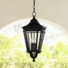 Generation Lighting Cotswold Lane 21 1/2"H Black Outdoor Hanging Light