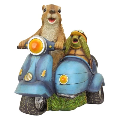 Design Toscano Born To Be Wild Squirrel On Motorcycle Statue - Multicolored 2 Design Toscano Born To Be Wild Squirrel On Motorcycle Statue - Multicolored - Image 2