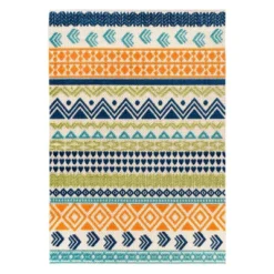 World Rug Gallery Ronda Contemporary Bohemian Indoor/Outdoor Area Rug -Garden Furniture Store GUEST 14cdb861 4f78 4ac6 a012 2053f0dc75a9