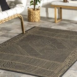 NuLOOM Myrna Geometric Indoor/Outdoor Patio Area Rug -Garden Furniture Store GUEST 151ee665 c64b 440b 963e 391c0493c143