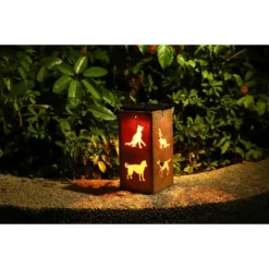 Techko Maid LED Solar 10.8" Portable Dog Cut Out Decorative Outdoor Lantern Clear 16 Techko Maid LED Solar 10.8" Portable Dog Cut Out Decorative Outdoor Lantern Clear -Garden Furniture Store GUEST 179f0173 4fdd 4641 8ff6 d9ae5bab13e2