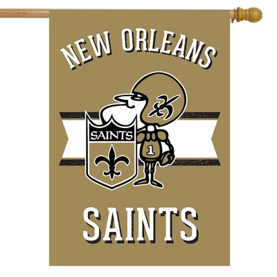 Briarwood Lane Retro New Orleans Saints House Flag NFL Double-Sided 28" X 40" 1 Briarwood Lane Retro New Orleans Saints House Flag NFL Double-Sided 28" X 40"