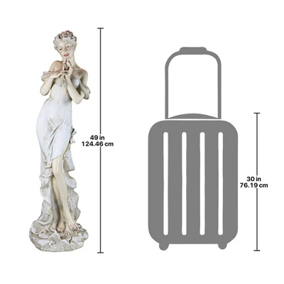 Design Toscano Thalia, Muse Of The Garden Oversized Sculpture 6 Design Toscano Thalia, Muse Of The Garden Oversized Sculpture - Image 6