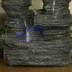 Sunnydaze Decor Sunnydaze Indoor Decorative Five Stream Rock Cavern Tabletop Water Fountain With Multi-Colored LED Lights - 13" -Garden Furniture Store GUEST 1aac1631 9f3e 4c68 8cfb 17b13bb50d1c