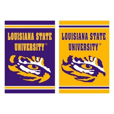 Evergreen Embossed Suede Flag, House Size, Louisiana State University 1 Evergreen Embossed Suede Flag, House Size, Louisiana State University