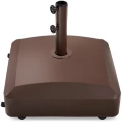 Best Choice Products Fillable Mobile Umbrella Base Heavy Duty Market Stand W/ 4 Wheels, 2 Locks, 123lb Capacity -Garden Furniture Store GUEST 1c755eba 7668 4c46 bbcb 7fc675011f99