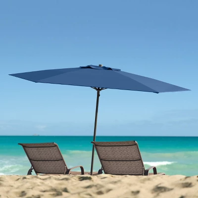7.5' UV And Wind Resistant Beach/Patio Umbrella - CorLiving 1 7.5' UV And Wind Resistant Beach/Patio Umbrella - CorLiving