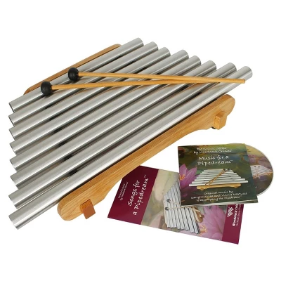 Woodstock Wind Chimes Signature Collection, Pipedream, 11'' Silver Wind Chime PDN 2 Woodstock Wind Chimes Signature Collection, Pipedream, 11'' Silver Wind Chime PDN - Image 2