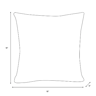 Palm Springs Outdoor Throw Pillow Blush/Black - Skyline Furniture 4 Palm Springs Outdoor Throw Pillow Blush/Black - Skyline Furniture - Image 4