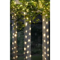 Everlasting Glow 50-ft L Warm White Micro LED Silver String