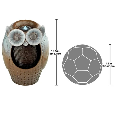 Design Toscano Professor Owl Cascading Garden Fountain 2 Design Toscano Professor Owl Cascading Garden Fountain - Image 2