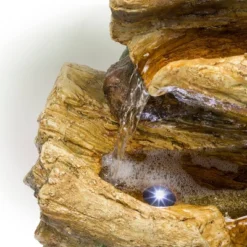 4 Tier Tree Trunk Log Fountain Brown/Gray - Alpine Corporation -Garden Furniture Store GUEST 27ad3a1c 145d 40c5 894f ef46ecc5b899