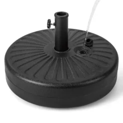Costway 20'' Patio Fillable Round Umbrella Base Stand Holder Fit Pole 1.5''/1.9'' Outdoor -Garden Furniture Store GUEST 2905ec15 eb1e 44cd 8c60 c2a621febe62