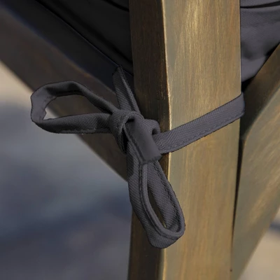 Arden Selections 20" X 20" ProFoam Outdoor Dining Seat Cushion Slate 6 Arden Selections 20" X 20" ProFoam Outdoor Dining Seat Cushion Slate - Image 6