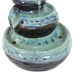 Sunnydaze Decor Sunnydaze Indoor Home Decorative Glazed Ceramic 3-Tiered Modern Textured Bowls Tabletop Water Fountain - 7" 7 Sunnydaze Decor Sunnydaze Indoor Home Decorative Glazed Ceramic 3-Tiered Modern Textured Bowls Tabletop Water Fountain - 7" -Garden Furniture Store GUEST 2aadf0da abff 4731 a81f e310c12fc76a
