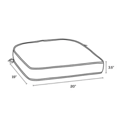 ProFoam Outdoor Rounded Back Seat Cushion - Arden Selections 21 ProFoam Outdoor Rounded Back Seat Cushion - Arden Selections -Garden Furniture Store GUEST 2d42092b abce 4ef0 9d66 6d10c7ba3d24