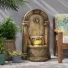 Frontage Outdoor 2-Tier Single Spout Fountain - Light Brown - Christopher Knight Home