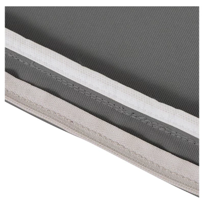 15" X 15" X 2" Montlake Fadesafe Round Patio Dining Seat Cushion Set - Light Charcoal Gray - Classic Accessories 8 15" X 15" X 2" Montlake Fadesafe Round Patio Dining Seat Cushion Set - Light Charcoal Gray - Classic Accessories - Image 8