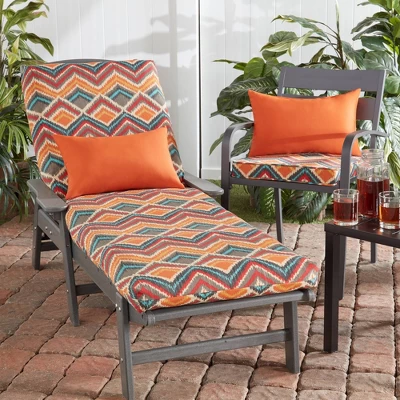 Set Of 2 Outdoor Lumbar Throw Pillows Rust - Kensington Garden 3 Set Of 2 Outdoor Lumbar Throw Pillows Rust - Kensington Garden - Image 3