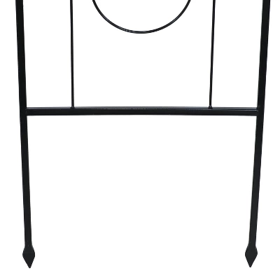 Sunnydaze Decor Sunnydaze 2-Piece Arched Climbing Plants Wall Trellis With Flower Pot Supports 2 Sunnydaze Decor Sunnydaze 2-Piece Arched Climbing Plants Wall Trellis With Flower Pot Supports - Image 2