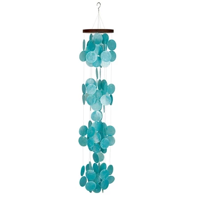Woodstock Wind Chimes Asli Arts® Collection, Capiz Waterfall, 40'' Wind Chime 9 Woodstock Wind Chimes Asli Arts® Collection, Capiz Waterfall, 40'' Wind Chime - Image 9