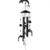 Dawhud Direct 35" H Dolphins Wind Chimes - Outdoor Decorations