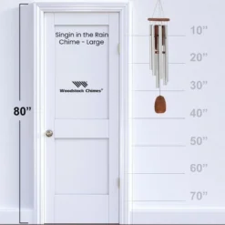 Woodstock Wind Chimes For Outside, Outdoor Decor, Garden And Patio Decor Singing In The Rain Chime, Large (37'') Wind Chime (RAINL) -Garden Furniture Store GUEST 3ee96423 e514 4525 80d5 203de95aab53
