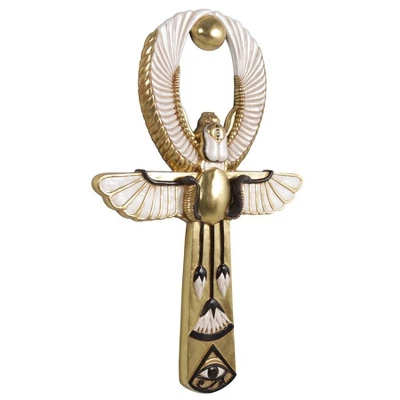 Design Toscano Egyptian Amun-Re Ankh Wall Sculpture 2 Design Toscano Egyptian Amun-Re Ankh Wall Sculpture - Image 2