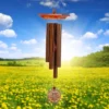 Woodstock Wind Chimes Signature Collection, Woodstock Amber Chime, 20'' Bronze Wind Chime WABR