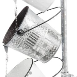 33" Rustic Metal Pails Fountain Cream White - Alpine Corporation -Garden Furniture Store GUEST 46bf0887 7a2d 403a b808 03dd3b49667c