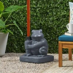 Neptune Umbrella Base - Gray - Christopher Knight Home -Garden Furniture Store GUEST 48add151 0315 4cd1 8949 0e029cfac2cf