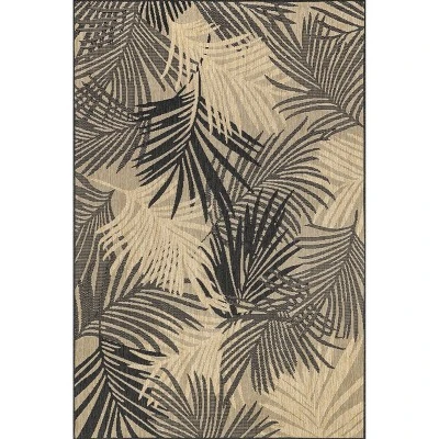 NuLOOM Kasia Areca Palm Indoor/Outdoor Patio Area Rug 9 NuLOOM Kasia Areca Palm Indoor/Outdoor Patio Area Rug - Image 9