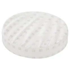 15" X 15" X 2" Montlake Fadesafe Round Patio Dining Seat Cushion Set - Light Charcoal Gray - Classic Accessories