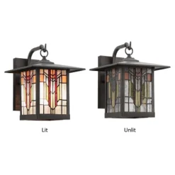 11.75" 1-Light Prairie Craftsman Outdoor Wall Lantern Sconce Oil Rubbed Bronze - River Of Goods 10 11.75" 1-Light Prairie Craftsman Outdoor Wall Lantern Sconce Oil Rubbed Bronze - River Of Goods -Garden Furniture Store GUEST 4c8ebeee da4a 4bc8 80c7 9db2f167c1e7
