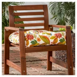 Esprit Floral Outdoor Seat Cushion - Kensington Garden
