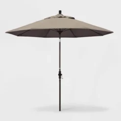9' Aluminum Collar Tilt Crank Sunbrella Patio Umbrella - California Umbrella 19 9' Aluminum Collar Tilt Crank Sunbrella Patio Umbrella - California Umbrella -Garden Furniture Store GUEST 4e8eedd6 c419 42ed 99e1 6b8c974d8bee