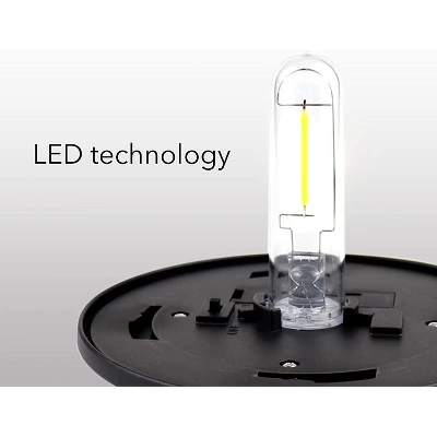 Dartwood Solar Wall Lanterns - Outdoor Mounted Wall Lanterns For Your Yard, Patio, Or Walkway (6 Pack, Black) 4 Dartwood Solar Wall Lanterns - Outdoor Mounted Wall Lanterns For Your Yard, Patio, Or Walkway (6 Pack, Black) - Image 4