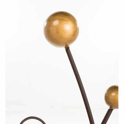 Wind & Weather Gold And Brown Abstract Metal Trellis 5 Wind & Weather Gold And Brown Abstract Metal Trellis - Image 5