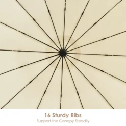 Tangkula 10 FT Patio Offset Hanging Market Umbrella Cantilever Outdoor Umbrella W/Crank & Cross Base -Garden Furniture Store GUEST 54ad75cc 2452 4a6f 8838 3d3a3d349ada