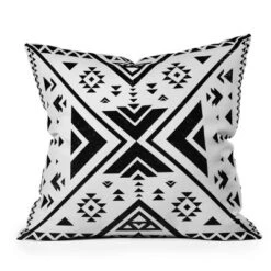 Nature Magick Southwest Geometric Bohemian Throw Pillow Black/White - Deny Designs -Garden Furniture Store GUEST 55179155 6bb4 435f 9686 488beecce1f4