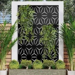 NewTown Decorative Outdoor Privacy Screen Panels, Metal Laser Cut Privacy Screen Decorative Patio Metal Fence For Outdoor Indoor Decor-The Pop Home 10 NewTown Decorative Outdoor Privacy Screen Panels, Metal Laser Cut Privacy Screen Decorative Patio Metal Fence For Outdoor Indoor Decor-The Pop Home -Garden Furniture Store GUEST 553143cd 1f6b 4872 9a0b 2d0b6b64c007