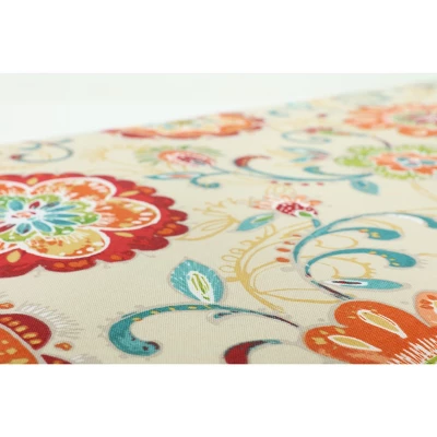 25" Outdoor/Indoor Floor Pillow Fanfare Sonoma - Pillow Perfect 2 25" Outdoor/Indoor Floor Pillow Fanfare Sonoma - Pillow Perfect - Image 2