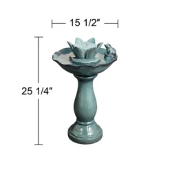 John Timberland Pleasant Pond Modern Bubbler Lotus Flower Outdoor Floor Water Fountain 25 1/4" For Yard Garden Patio Deck Porch House Exterior 15 John Timberland Pleasant Pond Modern Bubbler Lotus Flower Outdoor Floor Water Fountain 25 1/4" For Yard Garden Patio Deck Porch House Exterior -Garden Furniture Store GUEST 57a329be 201f 48ee a8a5 92722b664cce