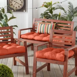 Set Of 2 Outdoor Seat Cushions Rust - Kensington Garden -Garden Furniture Store GUEST 5ac5c7cc a417 4eb5 b9a8 6f858abc3357