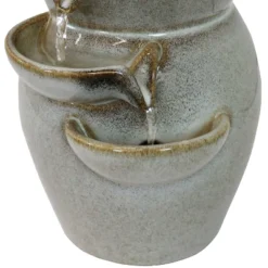 Sunnydaze Decor Sunnydaze Indoor Home Decorative Smooth Ceramic Cascading Side Tiers Tabletop Water Fountain - 8" - Light Brown 8 Sunnydaze Decor Sunnydaze Indoor Home Decorative Smooth Ceramic Cascading Side Tiers Tabletop Water Fountain - 8" - Light Brown -Garden Furniture Store GUEST 5c1814d0 481c 4c2a 8f4e 63dbbae8958c